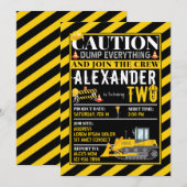 Aankondiging van een uitnodiging voor de bouw (Voorkant / Achterkant)