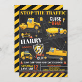 Aankondiging van een uitnodiging voor de bouw (Voorkant / Achterkant)