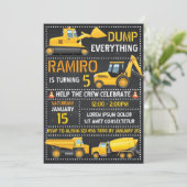 Aankondiging van een uitnodiging voor de bouw (Staand voorkant)