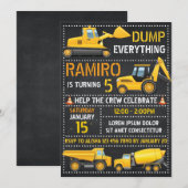 Aankondiging van een uitnodiging voor de bouw (Voorkant / Achterkant)