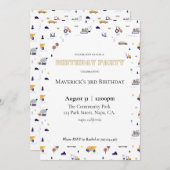 Aankondiging van een uitnodiging voor de bouw (Voorkant / Achterkant)