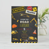 Aankondiging van een uitnodiging voor de bouw (Staand voorkant)