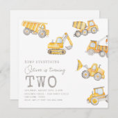 Aankondiging van een uitnodiging voor de bouw | Bo (Voorkant / Achterkant)