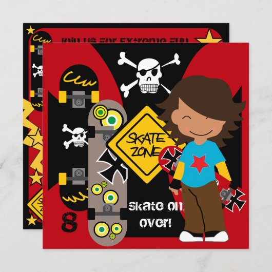 Aankondiging van een uitnodiging voor een vrijdag (Voorkant / Achterkant)