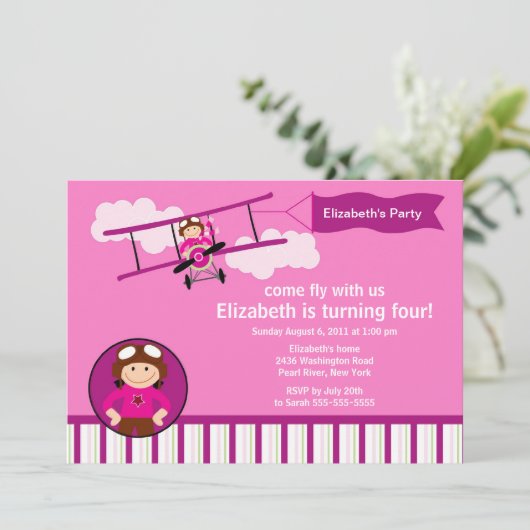 Aankondiging van een vliegveld met een kleine pilo (Staand voorkant)