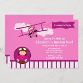 Aankondiging van een vliegveld met een kleine pilo (Voorkant / Achterkant)