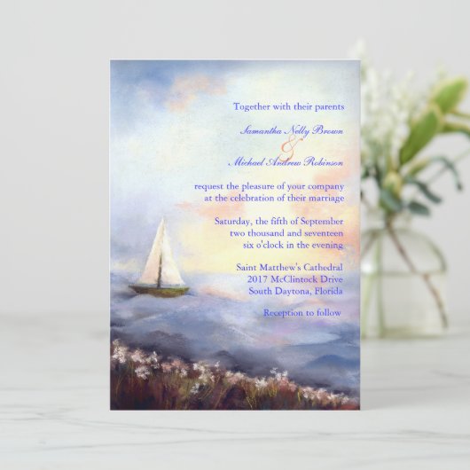 Aankondiging van een wedstrijd voor een strand (Staand voorkant)