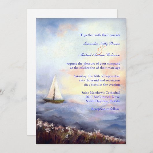 Aankondiging van een wedstrijd voor een strand (Voorkant / Achterkant)