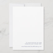 Aankondiging van een winterberg-avondtrouw in alle (Achterkant)