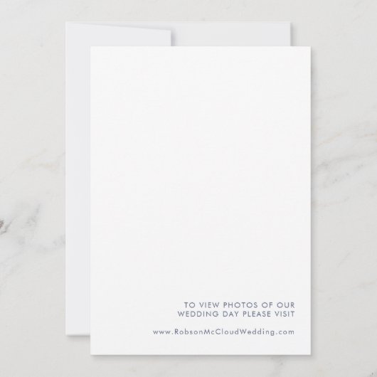 Aankondiging van een winterberg-avondtrouwpartij o (Achterkant)