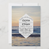 Aankondiging van een zwemstrand aan de kust van Se (Voorkant)