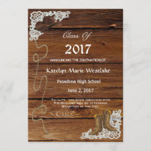 Aankondiging van eindexamen 20XX Hout, Laarzen & K