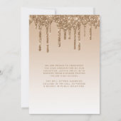 Aankondiging van eindexamen met goud glitters 2026 (Achterkant)