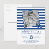 Aankondiging van eindexamen met strepen van Kentuc (Voorkant / Achterkant)