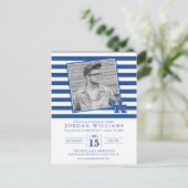 Aankondiging van eindexamen met strepen van Kentuc (Staand voorkant)