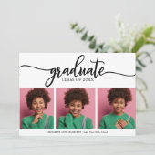 Aankondiging van eindexamen middelbare school 3 fo (Staand voorkant)