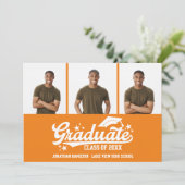 Aankondiging van eindexamen middelbare school 3 fo (Staand voorkant)