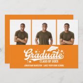 Aankondiging van eindexamen middelbare school 3 fo (Voorkant / Achterkant)