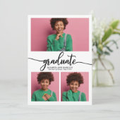 Aankondiging van eindexamen middelbare school 3 fo (Staand voorkant)
