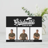 Aankondiging van eindexamen middelbare school 3 fo (Staand voorkant)