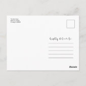 Aankondiging van eindexamen middelbare school 3 fo briefkaart (Achterkant)
