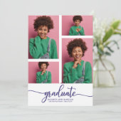 Aankondiging van eindexamen middelbare school 4 fo (Staand voorkant)
