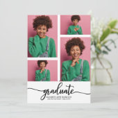 Aankondiging van eindexamen middelbare school 4 fo (Staand voorkant)