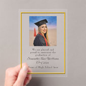 Aankondiging van eindexamen Middelbare school acry (Insitu (Draagbaar))