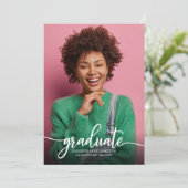 Aankondiging van eindexamen middelbare school Eenv (Staand voorkant)