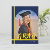 Aankondiging van eindexamen universiteit gouden li (Staand voorkant)