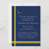 Aankondiging van eindexamen universiteit gouden li (Achterkant)