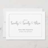 Aankondiging van eindexamen voor een lieve vrouw (Voorkant)