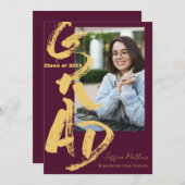 Aankondiging van eindexamenfoto klas 2025   (Voorkant / Achterkant)