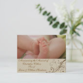 Aankondiging van Elegant Baby (Staand voorkant)