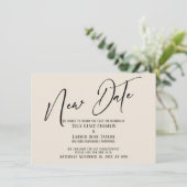 Aankondiging van Elegant Handscripting nieuwe datu (Staand voorkant)