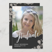 Aankondiging van Elegant Photo Afstuderen (Voorkant / Achterkant)