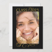 Aankondiging van Elegant Script Photo Overlay-Afst (Voorkant)