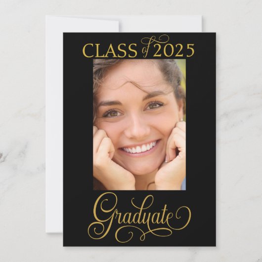 Aankondiging van Elegant Script voor foto's van de (Voorkant)