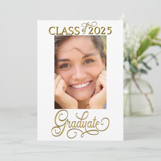 Aankondiging van Elegant Script voor foto's van de (Staand voorkant)