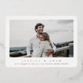 Aankondiging van Elegant Single Photo Folie Verlov (Voorkant)