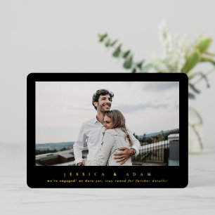 Aankondiging van Elegant Single Photo Folie Verlov