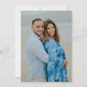 Aankondiging van elopement met foto (Achterkant)