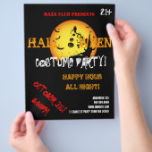 Aankondiging van evenementen van Halloween Party D Flyer (Hand)