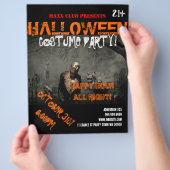 Aankondiging van evenementen van Halloween Party D Flyer (Hand)