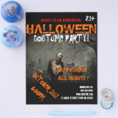 Aankondiging van evenementen van Halloween Party D Flyer (Enkel)