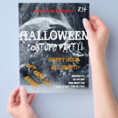 Aankondiging van evenementen van Halloween Party D Flyer (Hand)