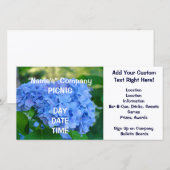 Aankondiging van evenementen voor bedrijfspicyclis (Voorkant / Achterkant)