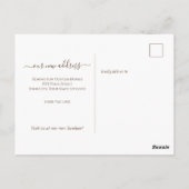 Aankondiging van externe nieuwe bedrijfslocatie briefkaart (Achterkant)