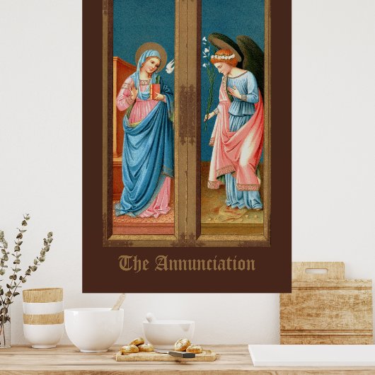 Aankondiging van F. Lippi (M 038) Poster (Keuken)