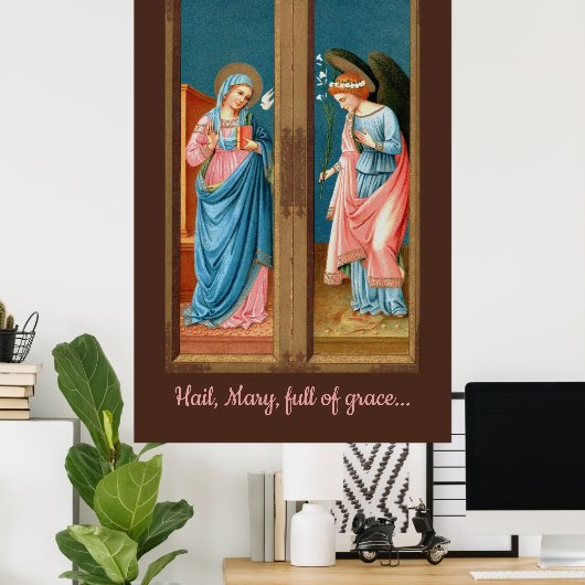 Aankondiging van F. Lippi (M 038) Poster (Thuiskantoor)